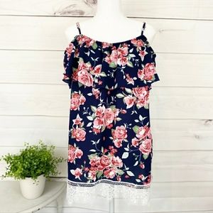 Floral Off the Shoulder Top 2XL